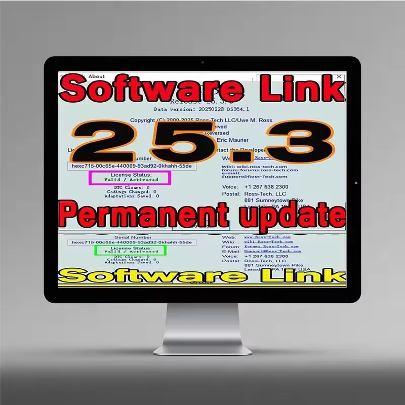 VCDS 2025 VAG COM OBD2-scanner VAG HEX V2 USB-interface voor VW Audi Skoda Seat - Meertalig hulpmiddel met onbeperkte VINs-software
