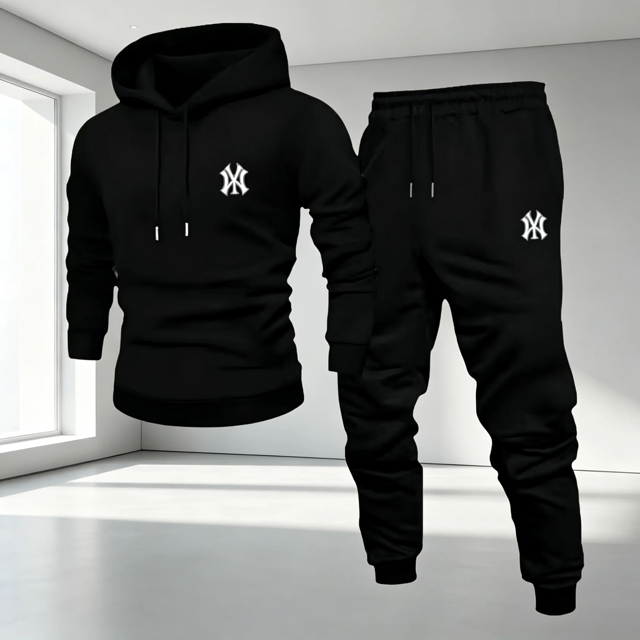 Men'S Fashion Usa - Men's trendy fashion cross-shaped print hooded