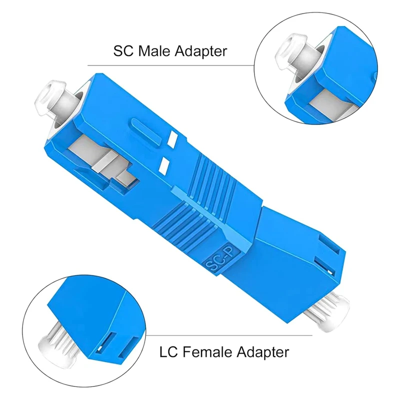 Popular_SC Male to LC Female Fiber Optic Adapter for Optical Power Meter