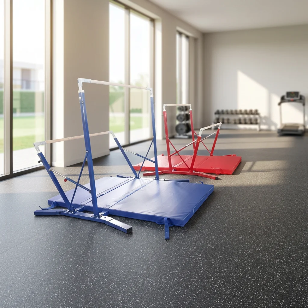 Professional Uneven Bars Competition Standard Gymnastics Equipment High Performance Durable Steel Adjustable High-low Bar CE