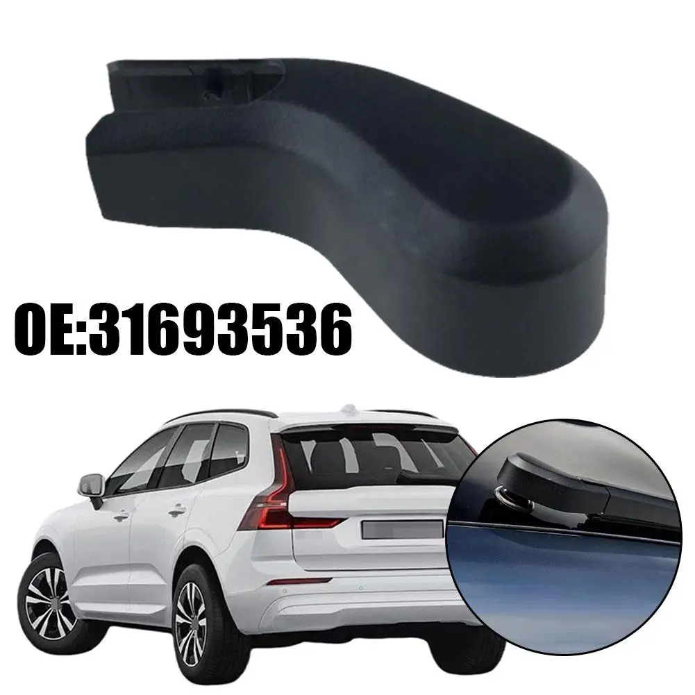 Rear Windshield Washer Wiper Arm Cover Cap Nut Cover Cap For Volvo XC60 2018-2022 Auto Windshield Wiper Accessories