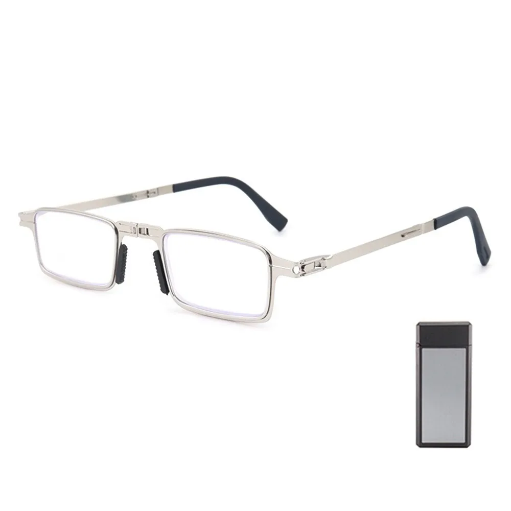 

Blue Ray Blocking Anti-Blue Light Reading Glasses Folding With Glasses Bag Optical Spectacle Eyeglass Eye Protection Ultralight