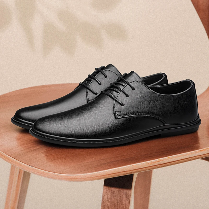 Vestido masculino sapatos casuais de alta qualidade britânico negócios sapatos de trabalho masculino outono sola macia confortável sapato de festa tênis