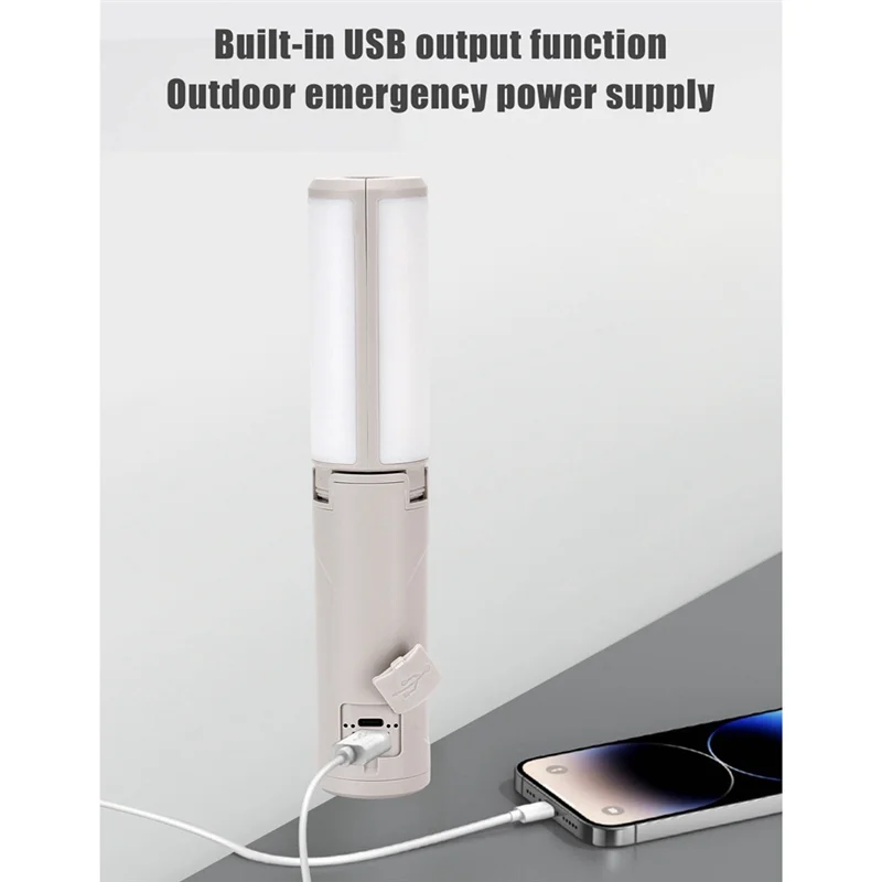 

AZ-USB Rechargeable Stepless Dimming Hanging Lantern For Outdoor Emergency Hiking Tent