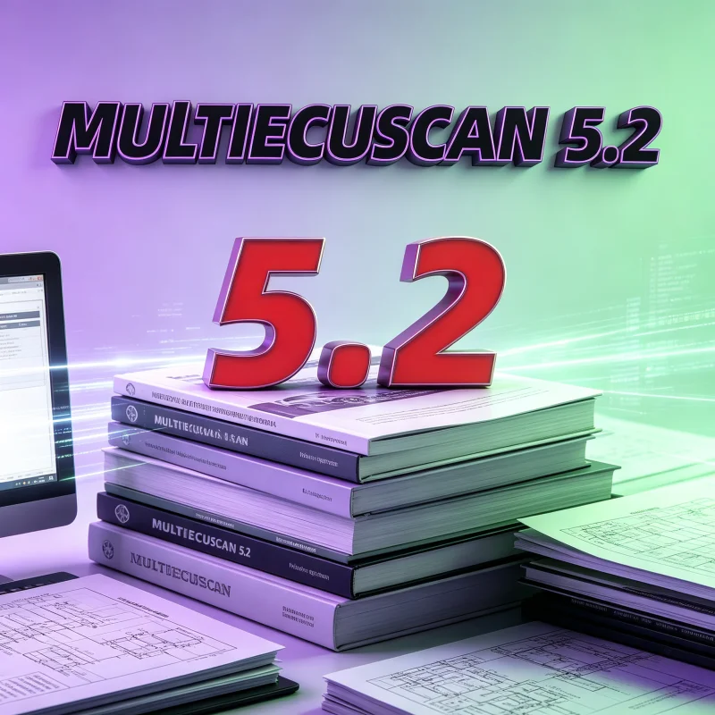 Multiecuscan 5.2 Automotive Scanner for Fiat Chrysler Dodge Jeep Suzuki V5.2 Software Compatible 2025 Hot Sale Vehicle Diagnosti
