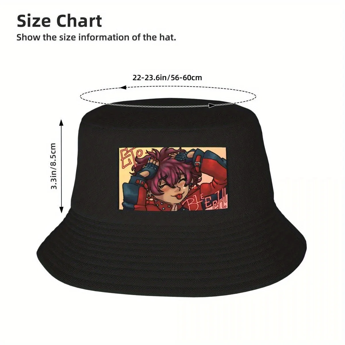 2025 NEW Mizuki DMMD Eto Meme Bucket Hat Hat Man Luxury Christmas Hat Cap Ladies Men's