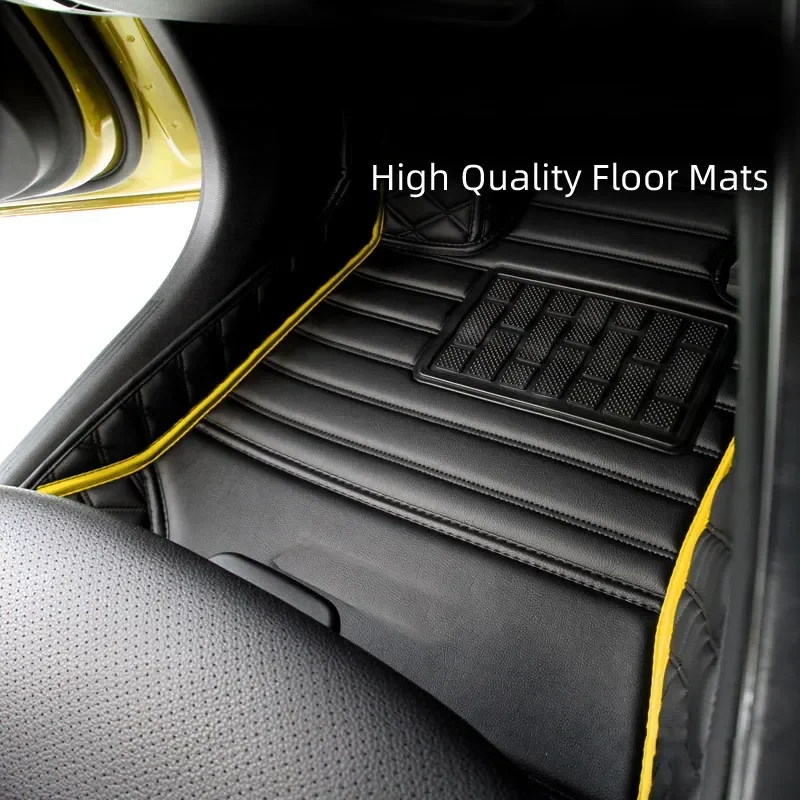 Luxury Style 3D Car Floor Mats for Peugeot 206 2004-2008 207 207 CC 301 2012-2019 607 2004-2006 Auto Car Accessories Interior