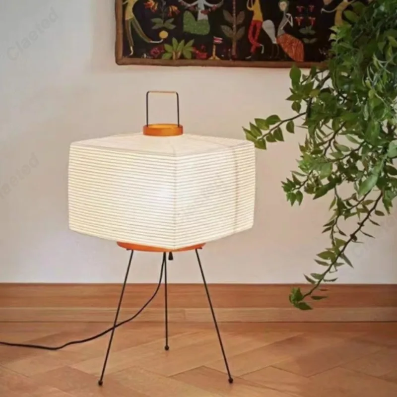 Creative LED Rice Paper Table Lamp Living Room Art Decoration Bedroom Bedside Atmosphere Decoration Lighting Fixtures