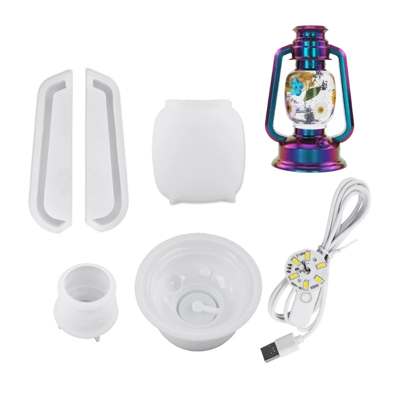 A52E Table Lamps Moulds Reusable Silicone Moulds Silicone Texture Suitable for Craft