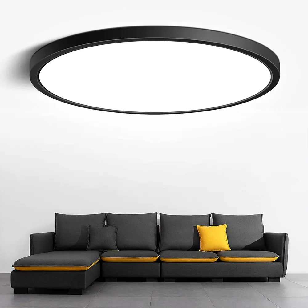 

Ультратонкий круглый потолочный светильник 0,94 дюйма, современный, 24 Вт, 28 Вт, панельный светильник для дома, спальни, кухни, гостиной, декоративное освещение