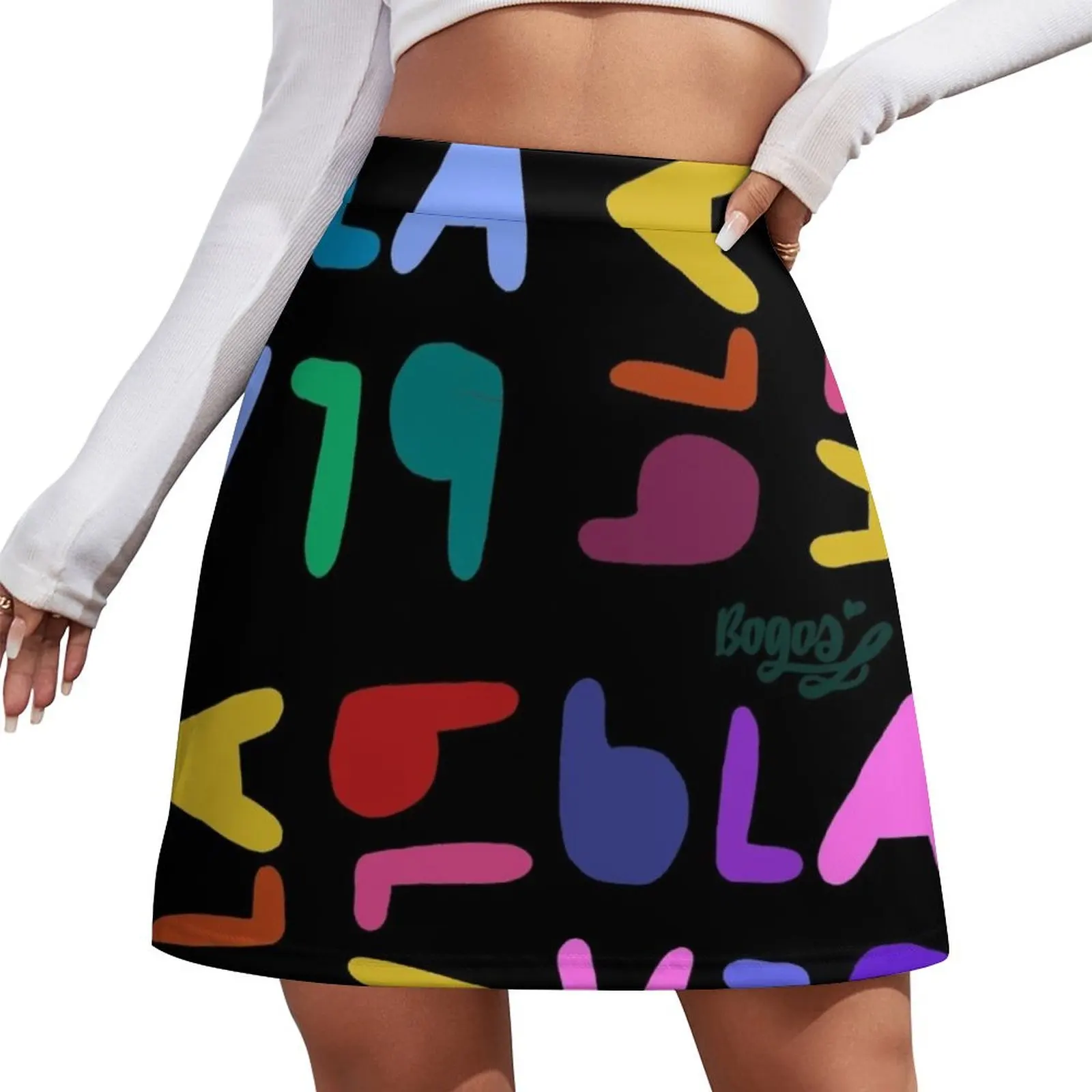 blah blah Mini Skirt Women's summer skirt Evening dresses Korean skirts Mini Skirt