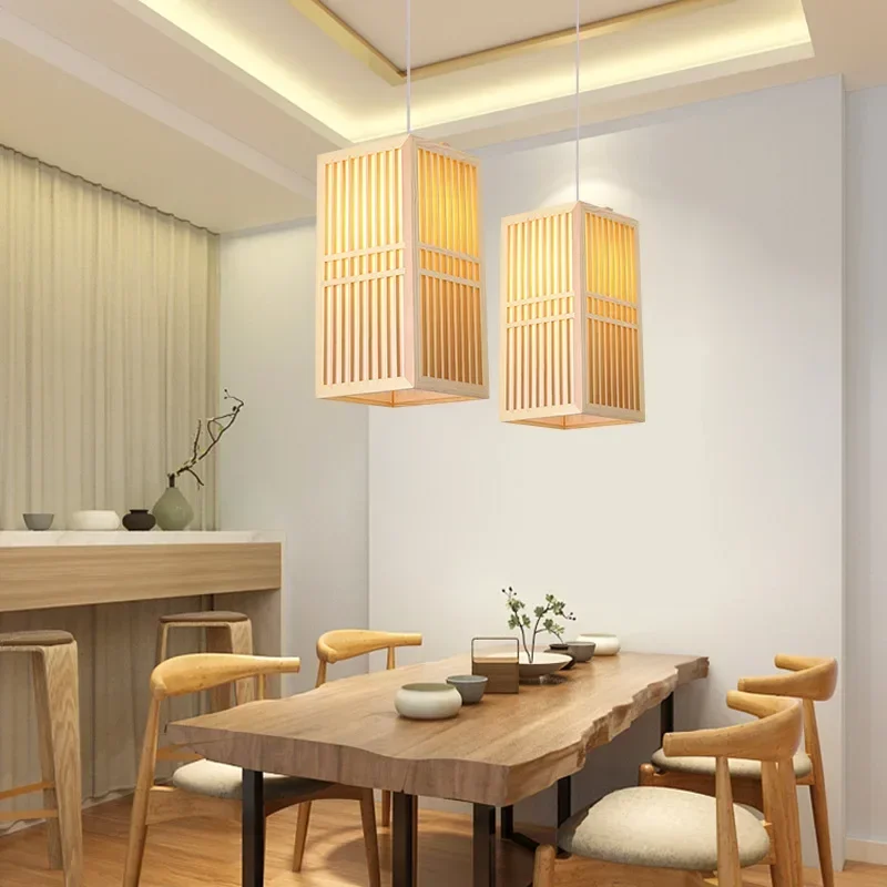 

Люстра из цельного дерева, бревенчатая барная люстра, скандинавская люстра для спальни, лампа для столовой, потолочный светильник из дерева, горячий горшок, ресторан Ch