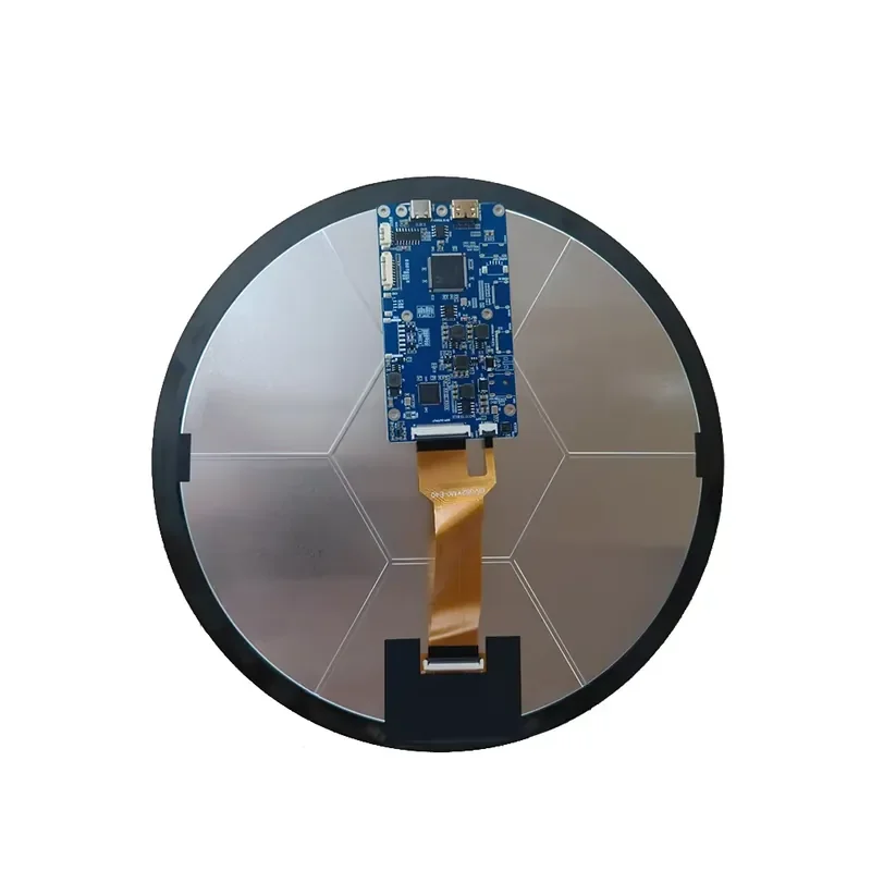 8.18' 8.2 Inch Circular Incell TFT LCD 1080*1080 Res MIPI Interface FT8201S Driver with Driver Board Support 10 Points Touch