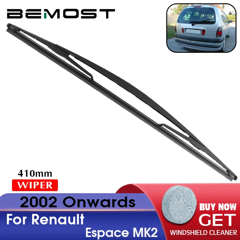 BEMOST Car Rear Windshield Wiper Arm Blade Brushes For Renault Espace 2002 Onwards 410MM Hatchback Windscreen Auto Accessories