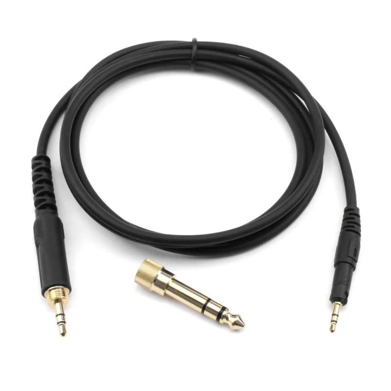 Coiled Audio Cable Replacement Compatible With Audio Technica ATH-M40X M50X M60X M70X Headphones, Detachable Spring Cord