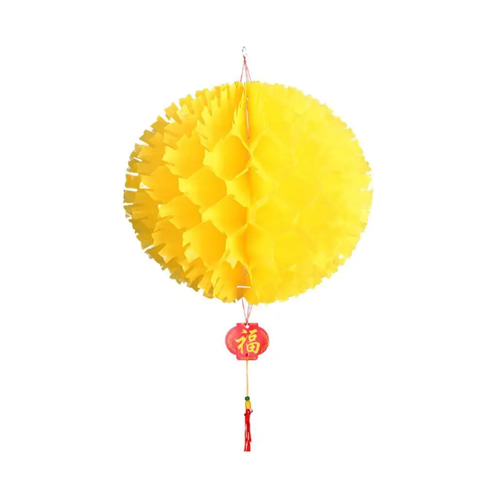 春の休日のためのカラフルな紙のランタン、中国の新年の装飾、吊り下げランタン、防水、s4y1、2024