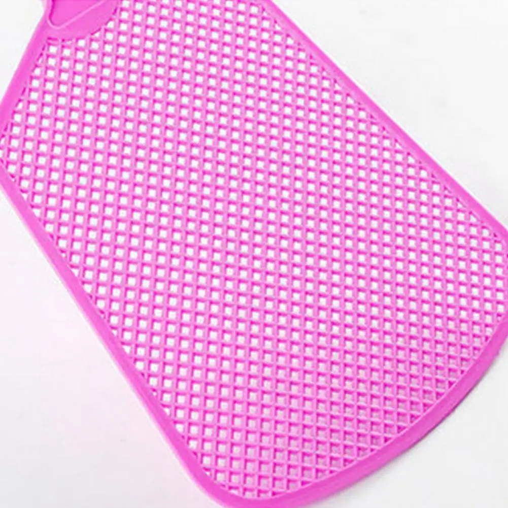 Long Handle Fly Swatter 2 Pcs Fly Swatters Set with Thickened Long Handles Flexible Hollow Mesh Heads Durable Anti-crack