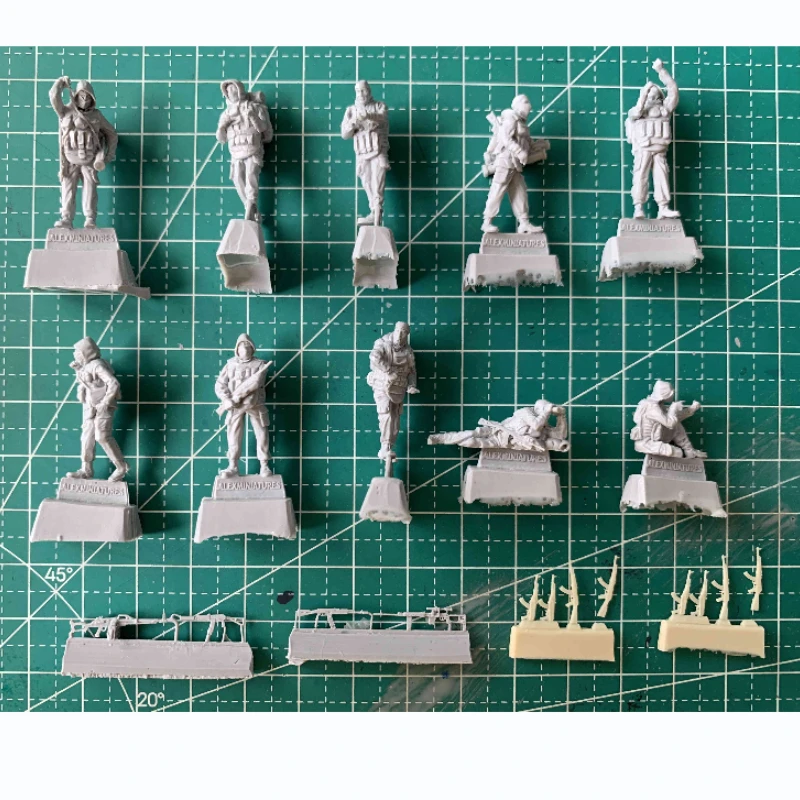 1/72 Scale Resin Model Figure GK Kits,Russian Special Forces,Unassembled and Unpainted Free Shipping