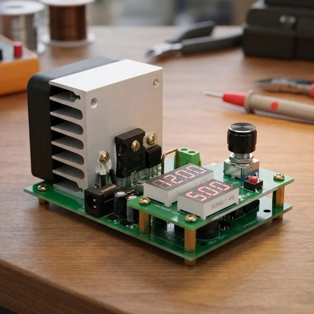 1pc 60W Electronic Load Module 10A 30V ForBattery Tester With Easy Settings For Testing Instrument Parts Accessories