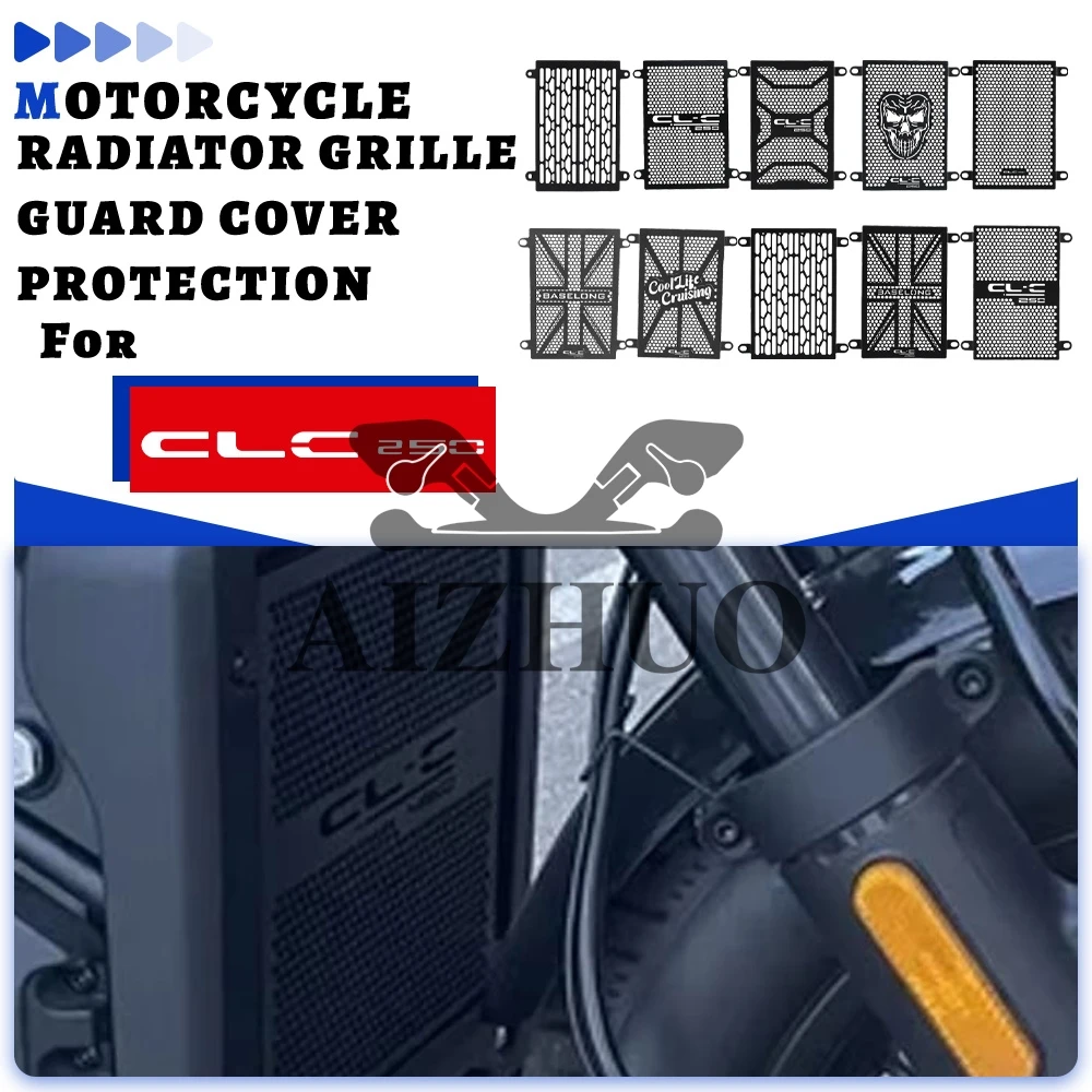 

For CFMOTO CF MOTO 250 CL-C 250 CLC clc 2026 2025 2024 Motorcycle Radiator Grille Guard Protector Cover Protective Accessories