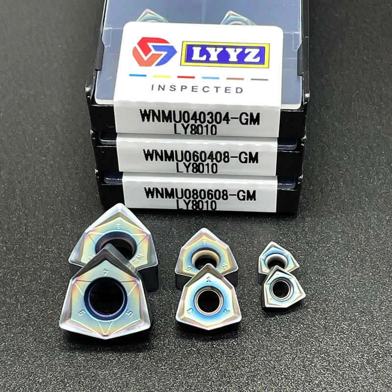 WNMU040304 WNMU060408 WNMU080608 High quality double-sided hexagonal 90 degree right angle fast feed MFWN carbide inserts