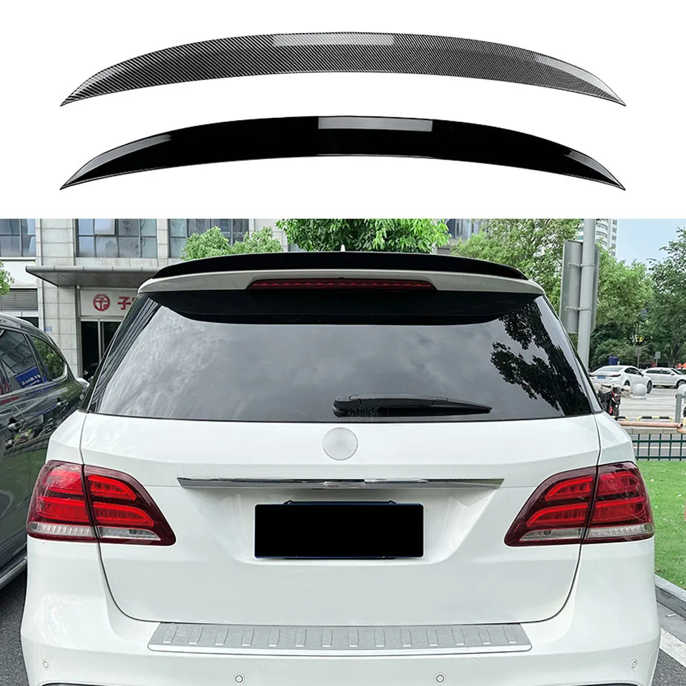 

For Mercedes Benz W166 GLE W166 ML Class 350 400 450 500 43 63 AMG 2012-2018 Car Rear Trun Roof Lip Spoiler Wing Trims Tail Wing