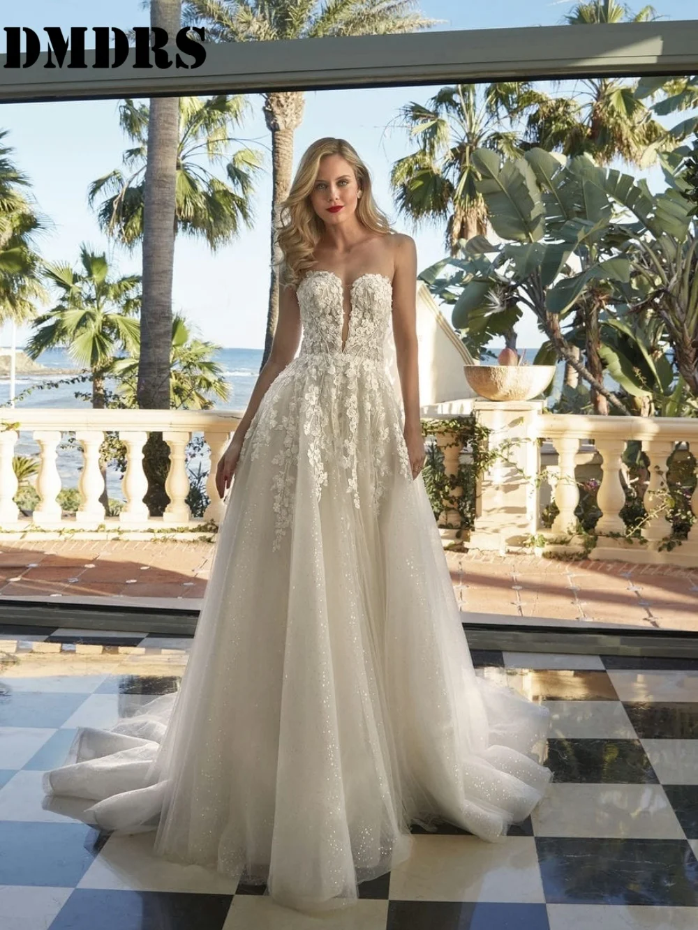 

Elegant Sweetheart Wedding Dresses Romantic Long-Sleeve Bridal Gowns Classic Appliqué Floor-Length Wedding Gowns Vestidos De Nov