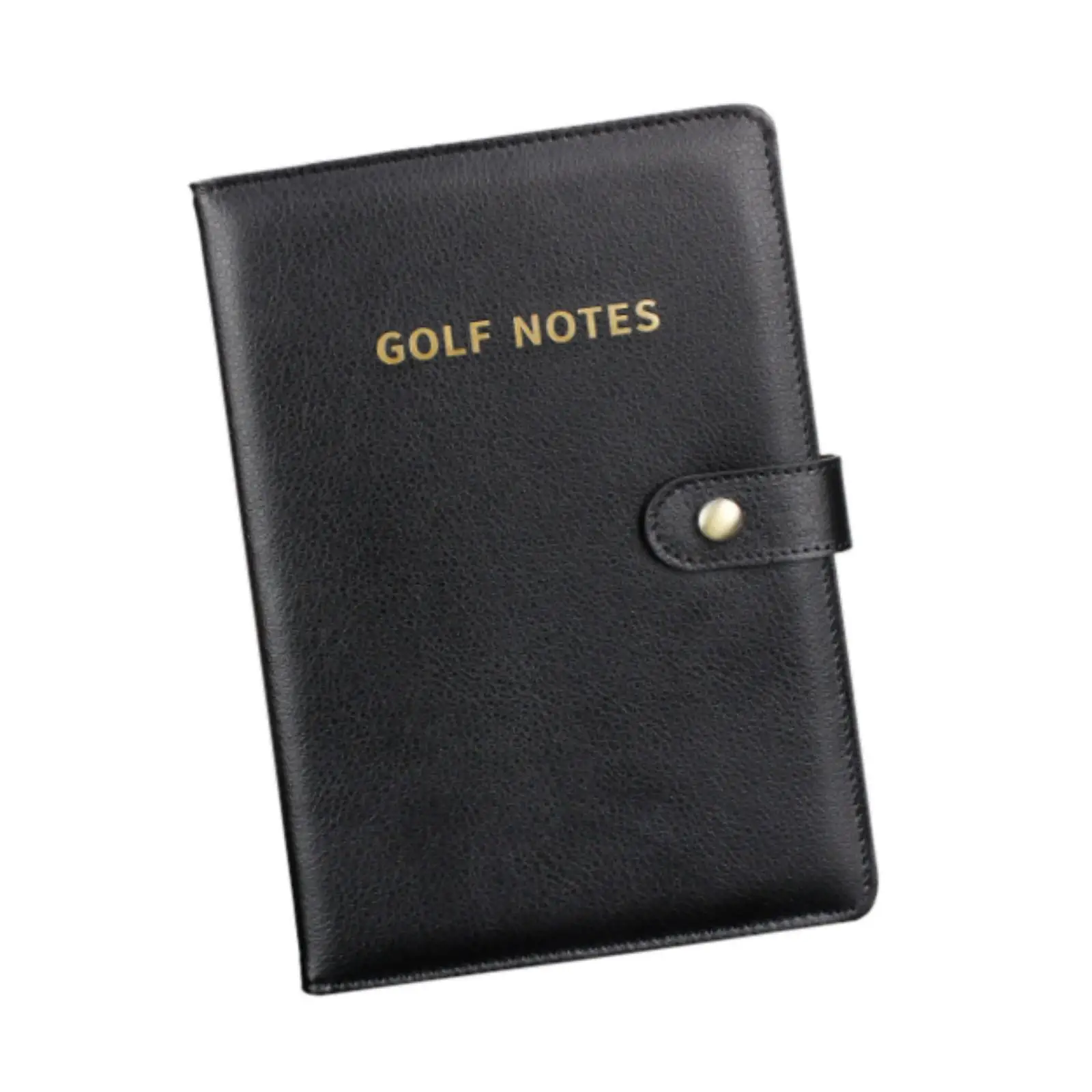 

PU Leather Golf Scorecard Book 200 Pages Yardage Log Book Golf Practice Tool for Golf Supplies Outdoor Sports