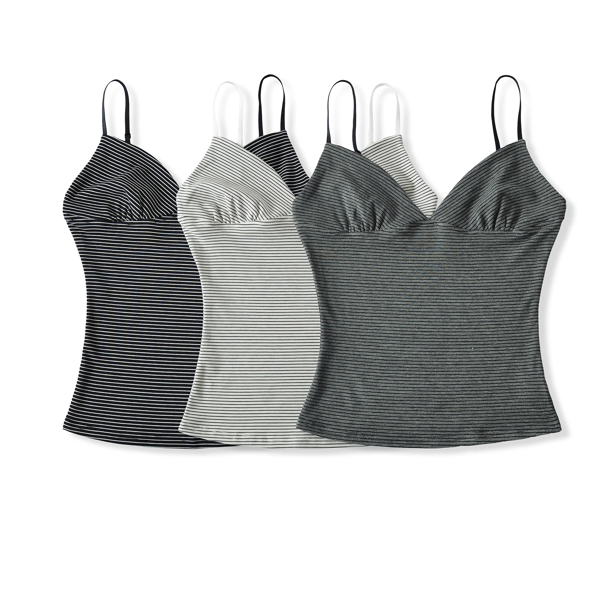 Sexy Elastic Strap Vertical stripes Camis Women Deep v neck Short Tank Tops Retro Girl Sexy Slim Crop Top Tees