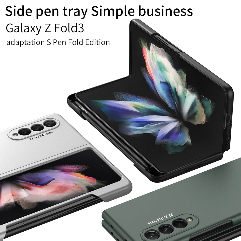 แฟชั่นด้านข้างถาดใส่ปากกาธุรกิจสำหรับ Samsung Galaxy Z Fold3