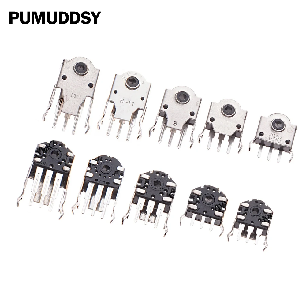 10PCS 9H 11H 13H 5MM 7MM 9MM Mouse Encoder 11MM 13MM Rolling Switch Roller Encoder 5H 7H Mouse Navigation Mouse Connector