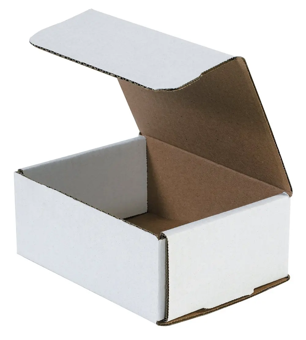 

Small Shipping Boxes 5x5x2, 50-Pack | Foldable Corrugated Cardboard Crush-Proof for Packing Moving Storage