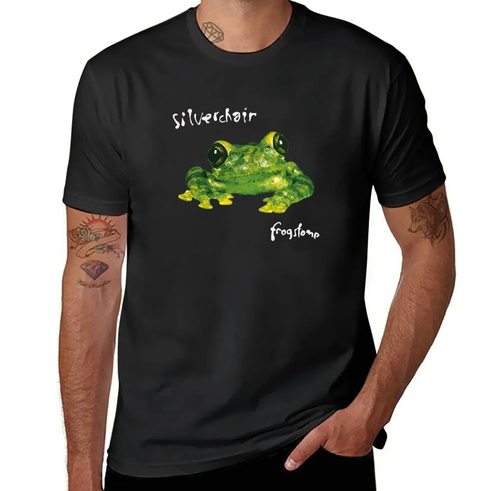 Silver Frogstomp T-Shirt tops hippie clothes sports fans new edition mens cotton t shirts