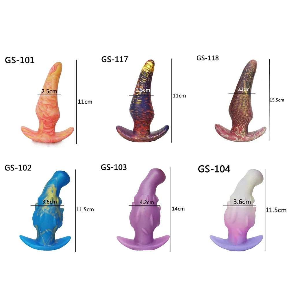 Random Realistic Monster Dildo Surprise Box Liquid Silicone Anal Plug Dilator Vaginal Stimulation Adult Sex Toy for Women Men 18