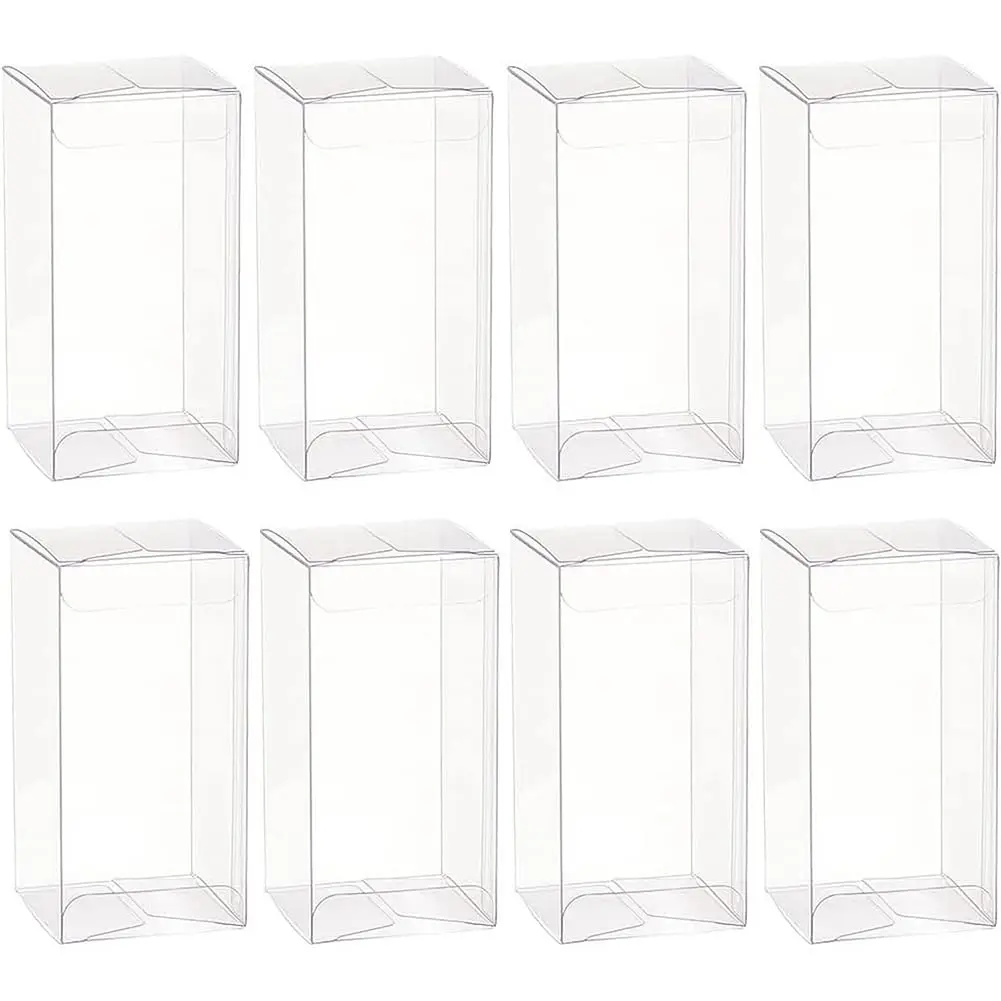 

Clear Wedding Favour Boxes Rectangle PVC Transparent Gift Boxes for Candy Chocolate Balloon,Birthday,Wedding,Party Favors
