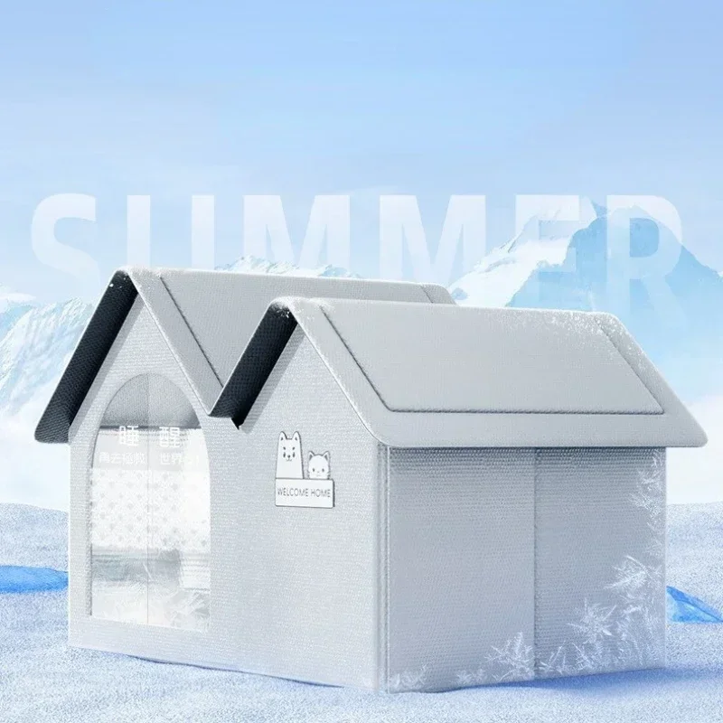 Cat Air Conditioned House Summer Cat Cooling Tool Nest Dog Igloo Dog Four Seasons Cat Pet Igloo