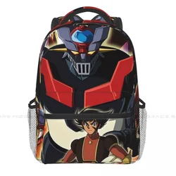 Great Mazinger Z Backpacks UFO Robot Casual Print Student School Bag Women Man's Travel Bags Laptop Daypack