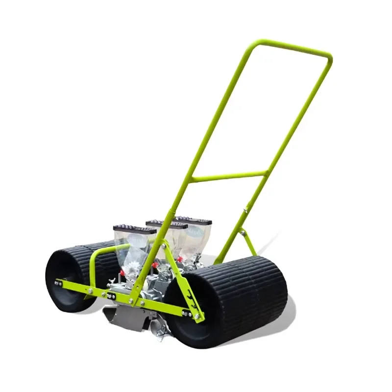 Manual Vegetable Seeder 1-6 Row Precision Hand Push Planter for Small Seeds Legumes Garden Farming Tool Adjustable Spacing