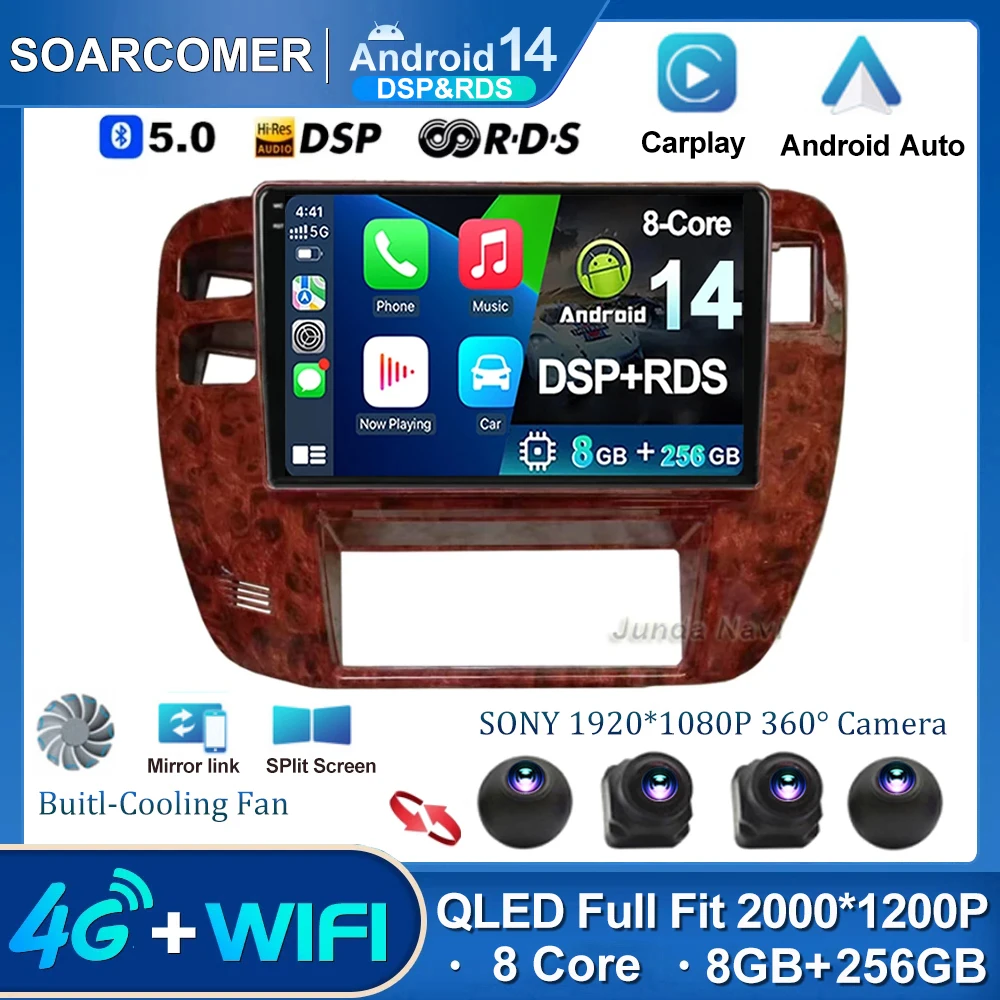 

Android 14 2K Car Radio For Nissan Patrol 1997-2005 Video Multimedia Bluetooth Player Navigation GPS 4G Carplay stereo