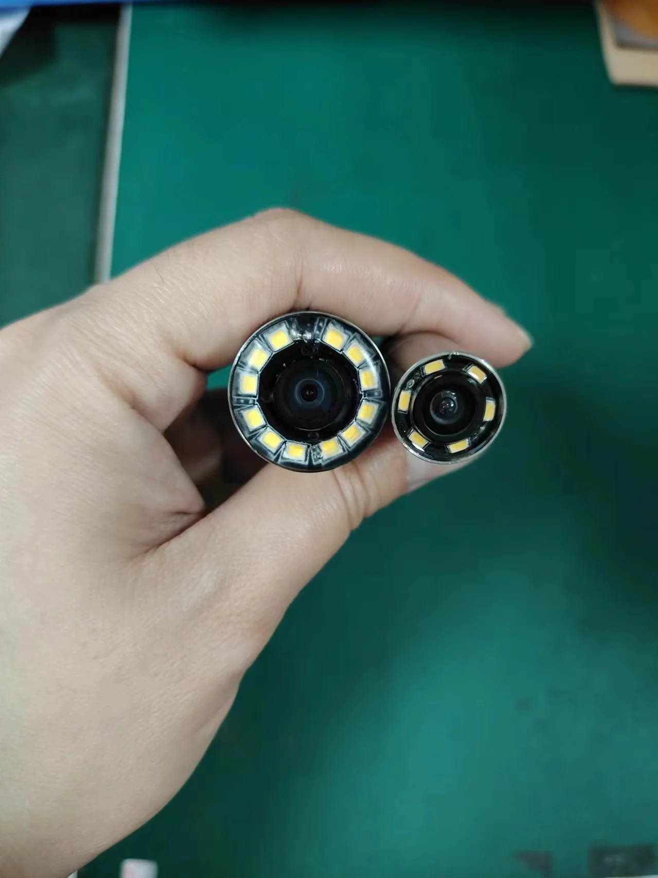 SYANSPAN 17mm Pipe Sewer Inspection Camera Waterproof Drain Pipeline Inspection Replacement Camera with Protective Head Cover