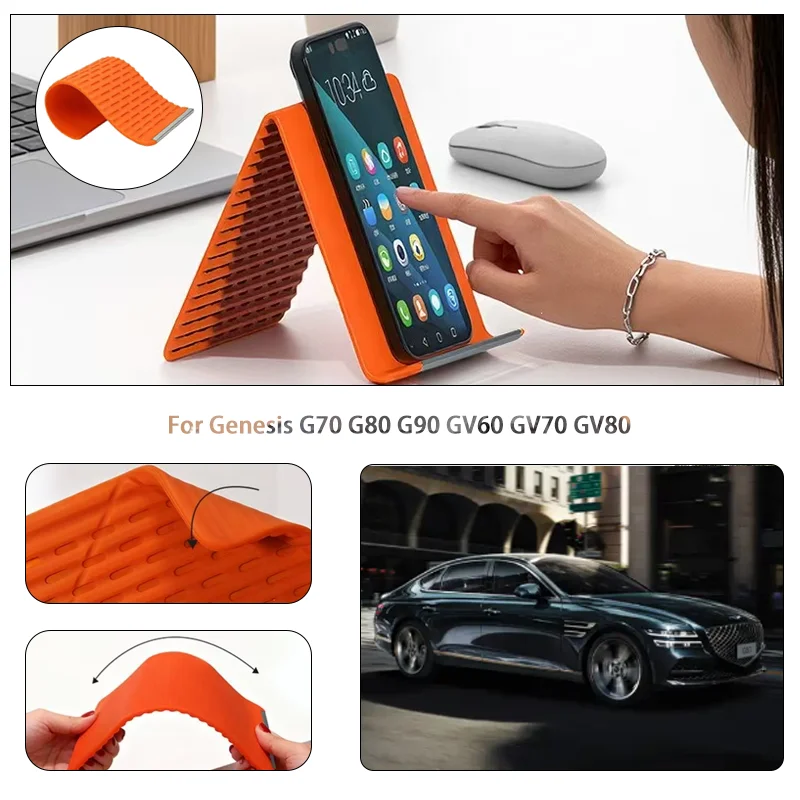 

Flexible Foldable & Transformable Stand For Genesis G70 G80 G90 GV60 GV70 GV80 tablet stand for car