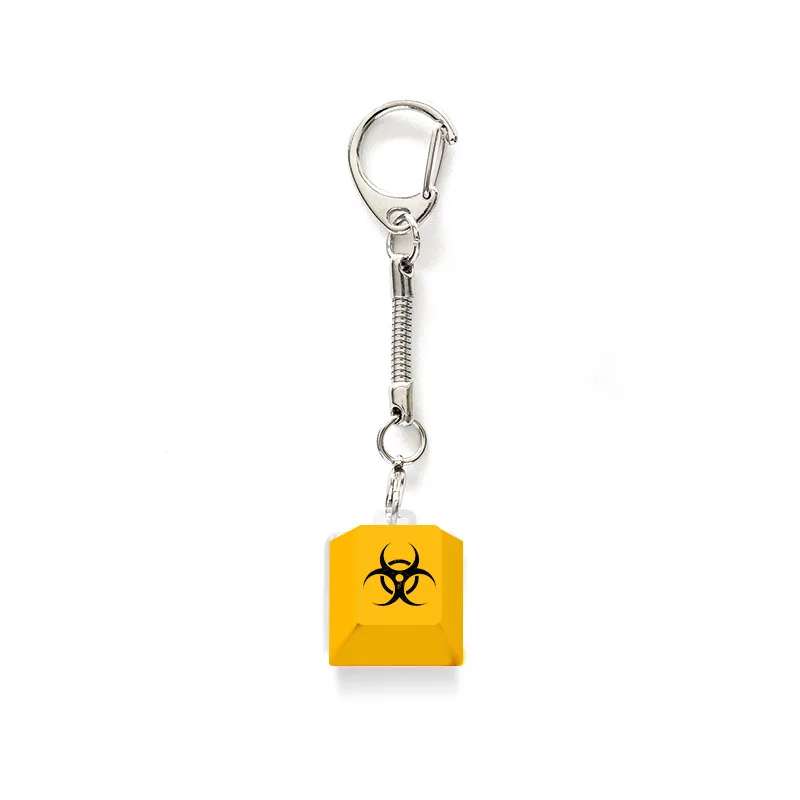 Custom Keycap 1pc Keycaps Biohazard Umbrellla PBT Metal Keycaps Mechanical Keyboard