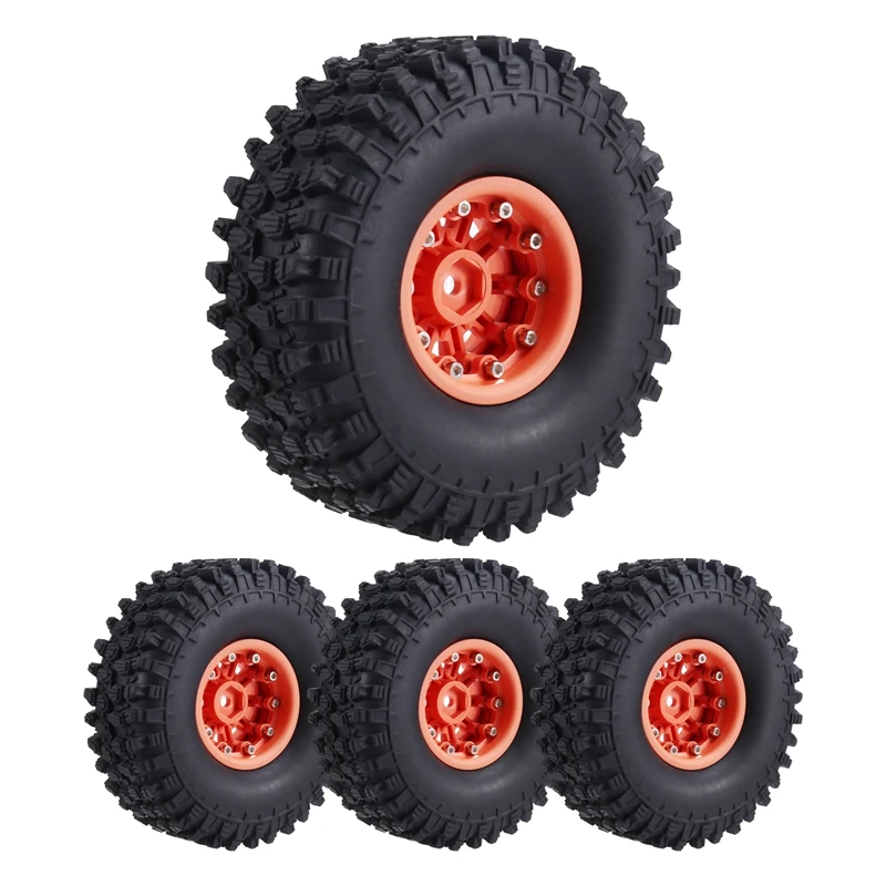 

ABJL-1.9 Beadlock Wheels Crawler And Rubber Tires 120Mm Diameter For 1/10 RC CAR AXIAL SCX10 II TRX-4 T6