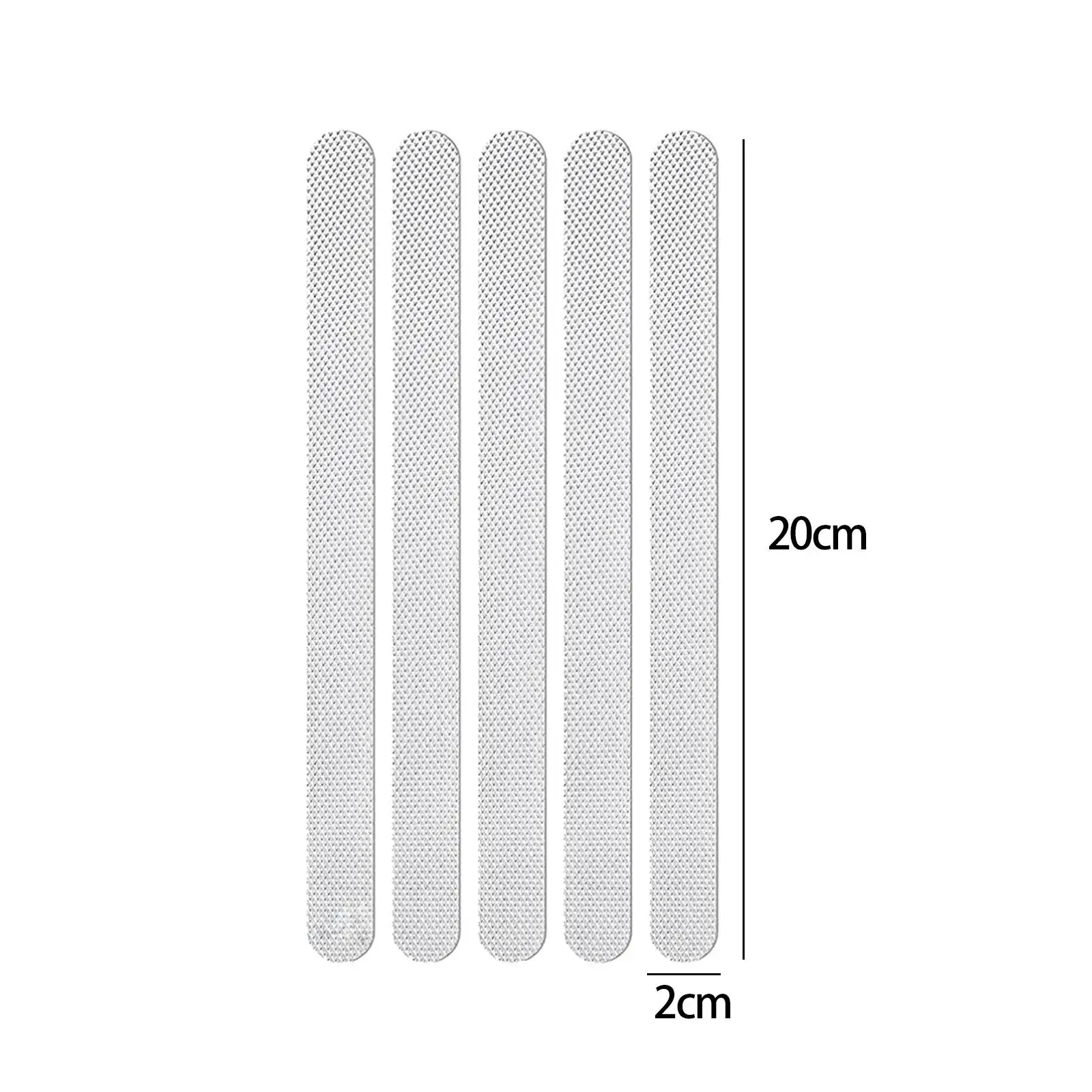 5x Anti Skid Stickers Clear Shower Treads Stickers Anti Slip Strips for