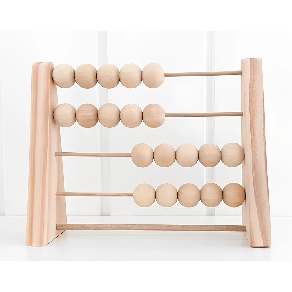 Wood Abacus Toy Interesting Counting Plaything Math Learning Toys