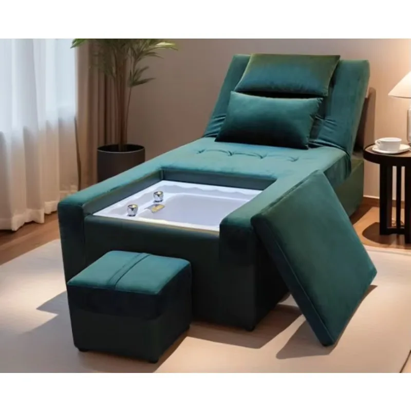 Modern Foot Bath Massage Table Foot Pedicure Spa Chair Foot Massager Therapy Sofa Chair