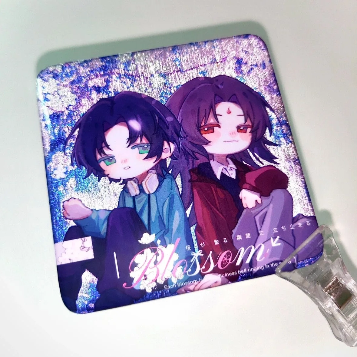 スカム悪役の自己啓発システム、コスプレ関連、神清秋、洛氷河、バッジ、ブリキのブローチ、アニメ小米