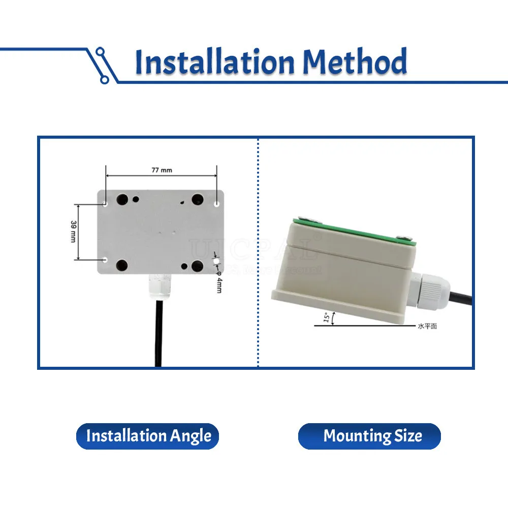 New Rain and Snow Sensor Transmitter Weather Induction Detection Heating Anti-icing IP65 Output RS485 0-2V 0-5V 0-10V 4-20mA