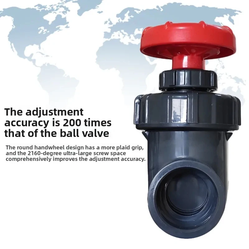 20/25/32/40/50/63mm Hi-quality UPVC Gate Garden Irrigation Aquarium Accessories Precision Flow Control PVC Sluice