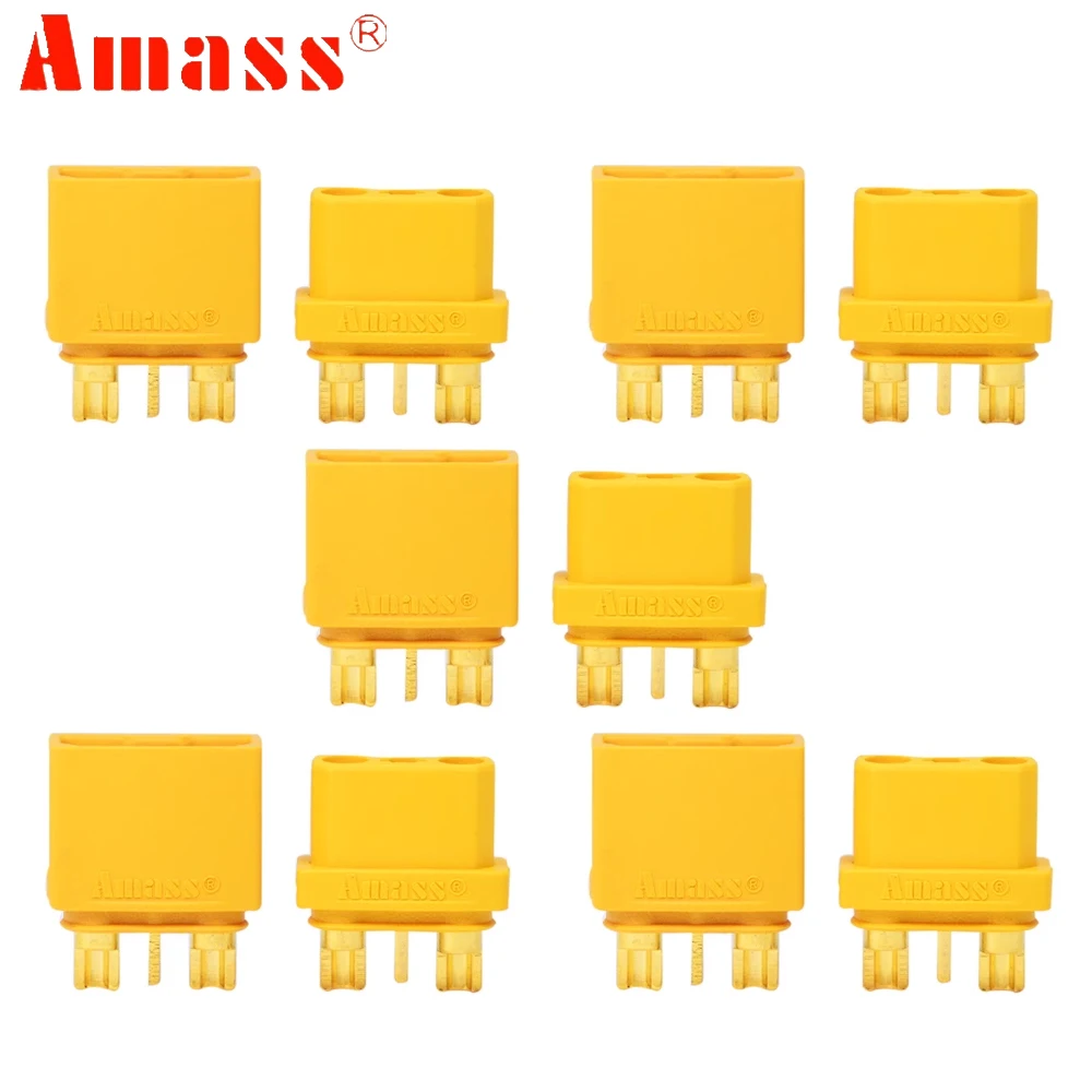 Amass ICX301 Plug Female and Male High Current Lipo Battery Connectors With Signal Interface For RC FPV Drone Car Parts Diy